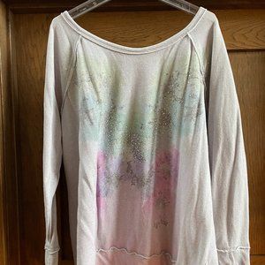 Maurice's White Light Embellished Sweatshirt